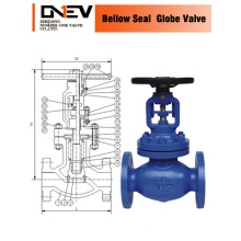 Anti Corrosion Bellows Sealed Globe Valve (J41W)